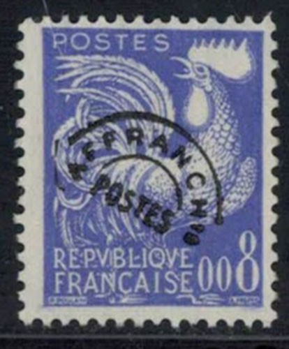 1960 france timbre - 1960-france, timbre(préo)-type