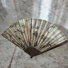 RARE Eventail Assignats Révolution Française 1792 Profil Louis XVI Ancien