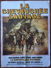 Affiche LA CHEVAUCHEE SAUVAGE Bite the Bullet GENE HACKMAN Western 60x80cm *