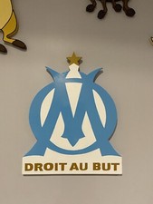 déco en bois Murale Logo Foot Marseille