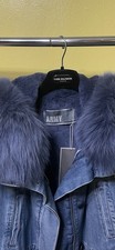 Yves Salomon Blue Stone Denim