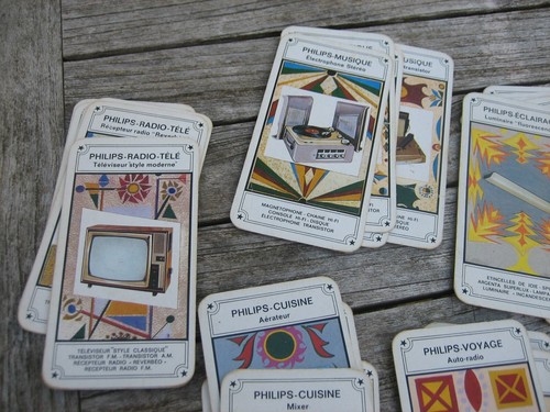 Ancien jeu 7 familles - jeu, de