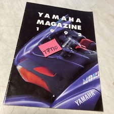 Yamaha magazine moto 1992 prospectus catalogue publicité revue