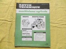 Tracteur DEUTZ FAHR DX 85 / 90 / 110 / 120 --  Moteur DEUTZ F 5 L et F 6 L