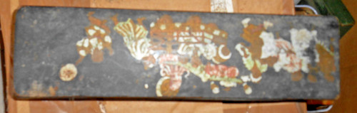 Plumier bois noirci ancien - plumier,