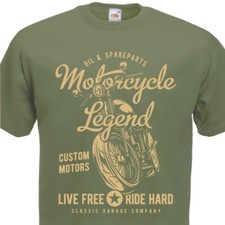 T-shirt Motorcycle Legend Mens