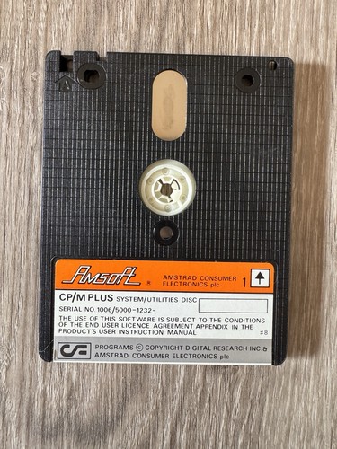 Une disquette amsoft amstrad - disquette,