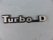 CITROEN TURBO D  logo insigne