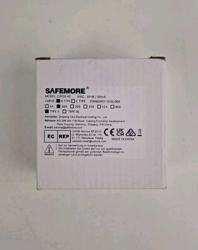 Safemore cjro3 disjoncteur - safemore, cjro3-40