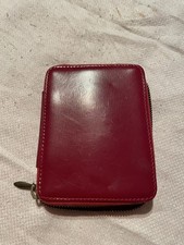 Trousse A Manucure Cuir Rouge , Vintage