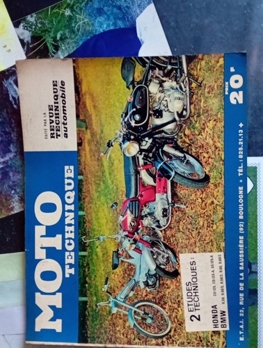 Revue moto technique honda - moto, cd