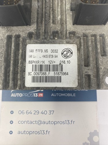 Calculateur moteur fiat 500 - fiat,