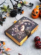 Journal Grimoire en cuir de