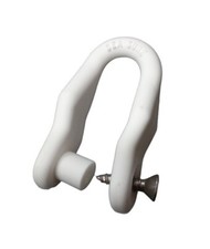 Manille diamètre 8mm En NYLON avec vis inox Pour coulisseau de grand voile