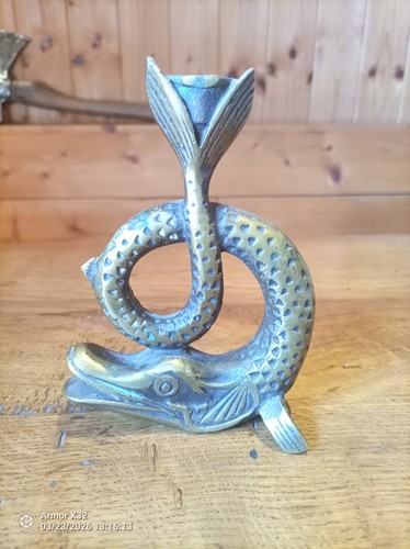 Bougeoir bronze forme de - bougeoir,