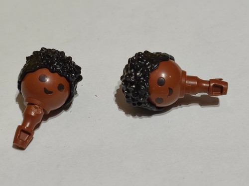 Playmobil têtes perruques - playmobil, x2
