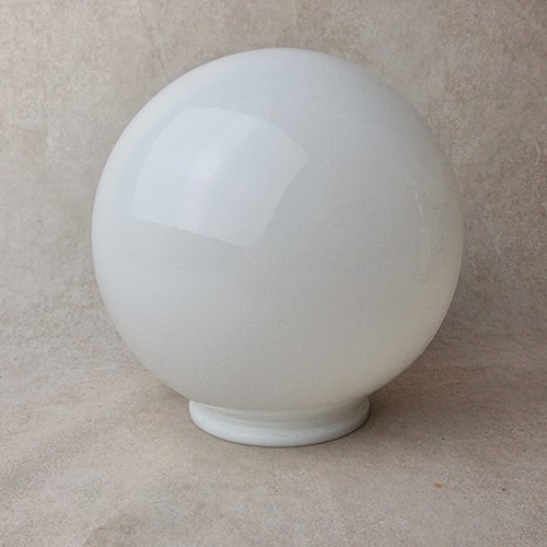 Globe verre blanc - globe,