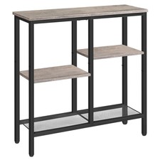 Table Console, Table d’Appoint de 75 cm, Bout de Canapé, Table d’Entrée Indus...