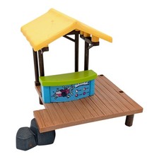 Playmobil quai avec comptoir