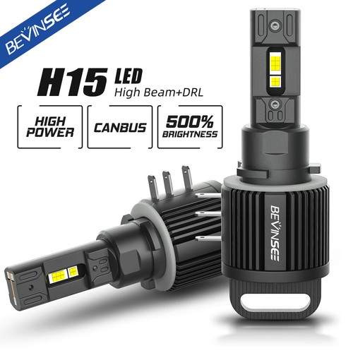 2pcs h15 led - 2pcs, phare
