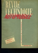 (C12)REVUE TECHNIQUE AUTOMOBILE ROVIN D4 / TRACTEUR ALLIS-CHALMERS G