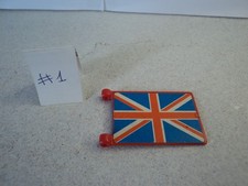 PLAYMOBIL vintage bateau pirates drapeau anglais mât avant set 3550 de 1978 #1