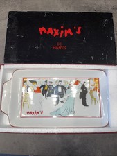 Plat à cake " MAXIM ' S PARIS