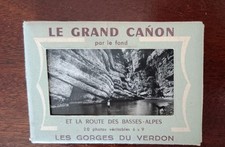 Carnet Ancien CPA Le Grand Canon Par Le Fond Les Gorges Du Verdon N&B 20 Photos