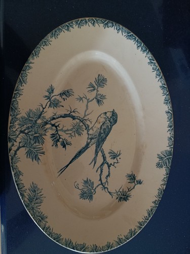 Ancien plat ovale - plat,