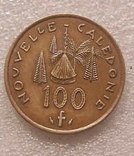 pièce 100 f nouvelle Calédonie- 1976 - très bon état-
