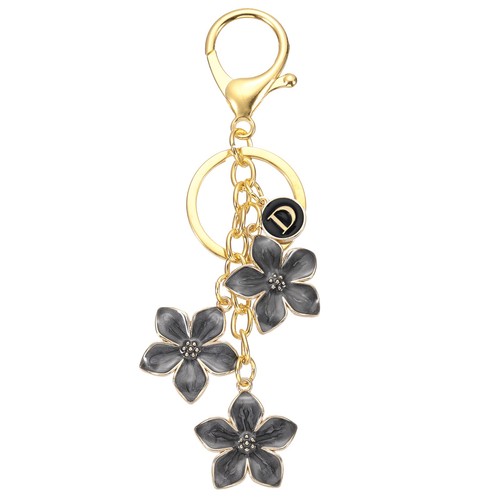 Porte clef fleur - porte-clef, avec