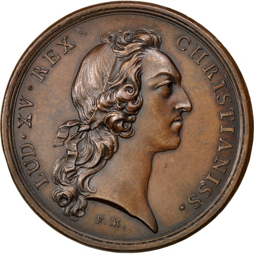 France medal louis - france,, xv