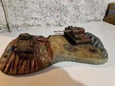 Corgi Military Diorama 2 Chars Tiger 1 Et T34 Medium Tank Rare