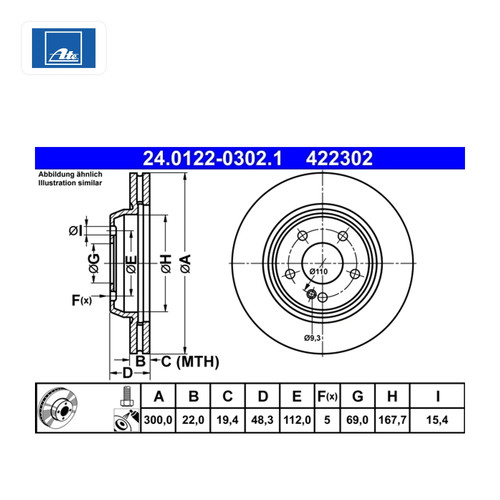 Lot disques frein - lot,