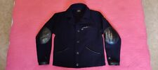 BLACK SIGN SPORT JACKET MELTON WOOL TAILLE 38 SUGAR CANE TOY'S MCCOY