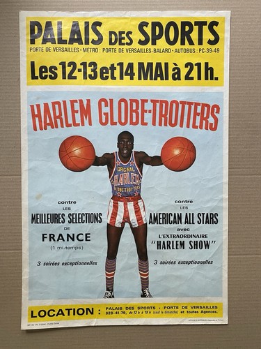 Affiche basket harlem - affiche,