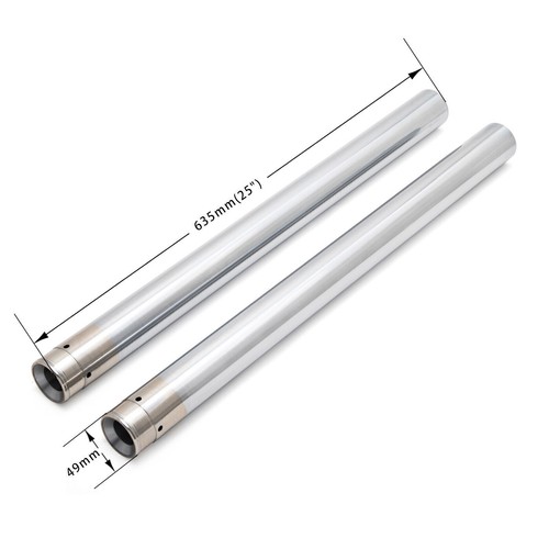 49mm tubes fourche pour - 25",