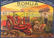 pub auto - S.O.M.U.A Sté d'outillage mécanique et d'usinage - affiche plastifiée