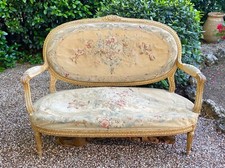 Canapé marquise Louis XVI