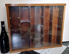 Vitrine Murale Vitrée Objets de Collection / Miniatures- Etagères Reglables