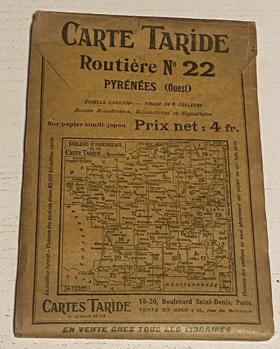 Carte routière taride - carte,
