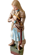Jeanne D'Arc biscuit statuette