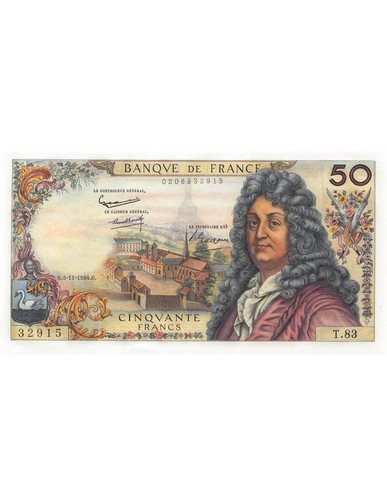 France francs racine - france, 50