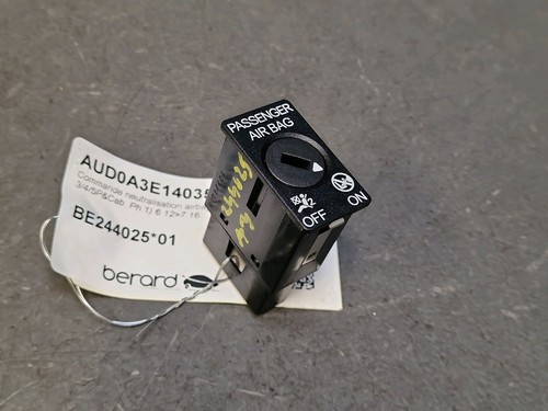 Commande neutralisation airbag