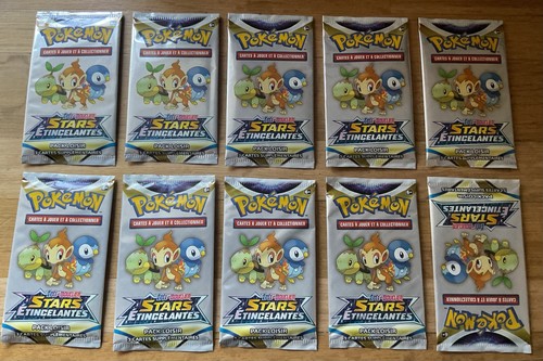 Lot dix booster carte - de,