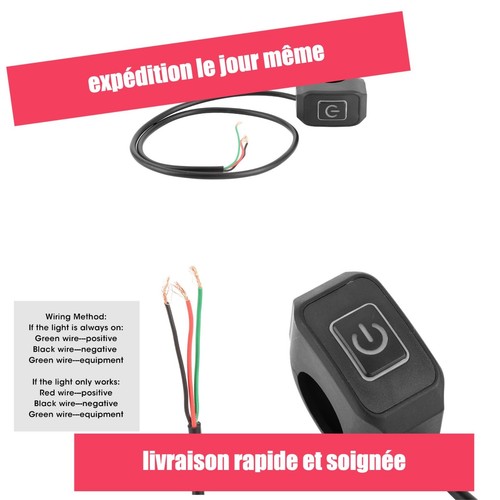 Interrupteur guidon moto v - interrupteur, 12