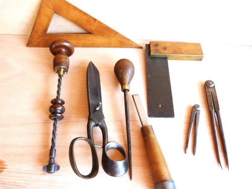 Lot anciens outils - lot,