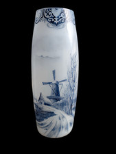 Rare vase Legras série Delft 30 cm