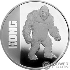 KONG 1 Oz Silver Coin 2$ Niue