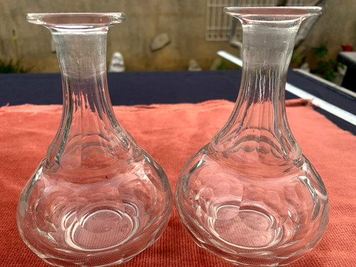 Anciennes carafes cristal - anciennes,